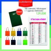 100 Calendari + 100 Shopper + 1 Agenda75